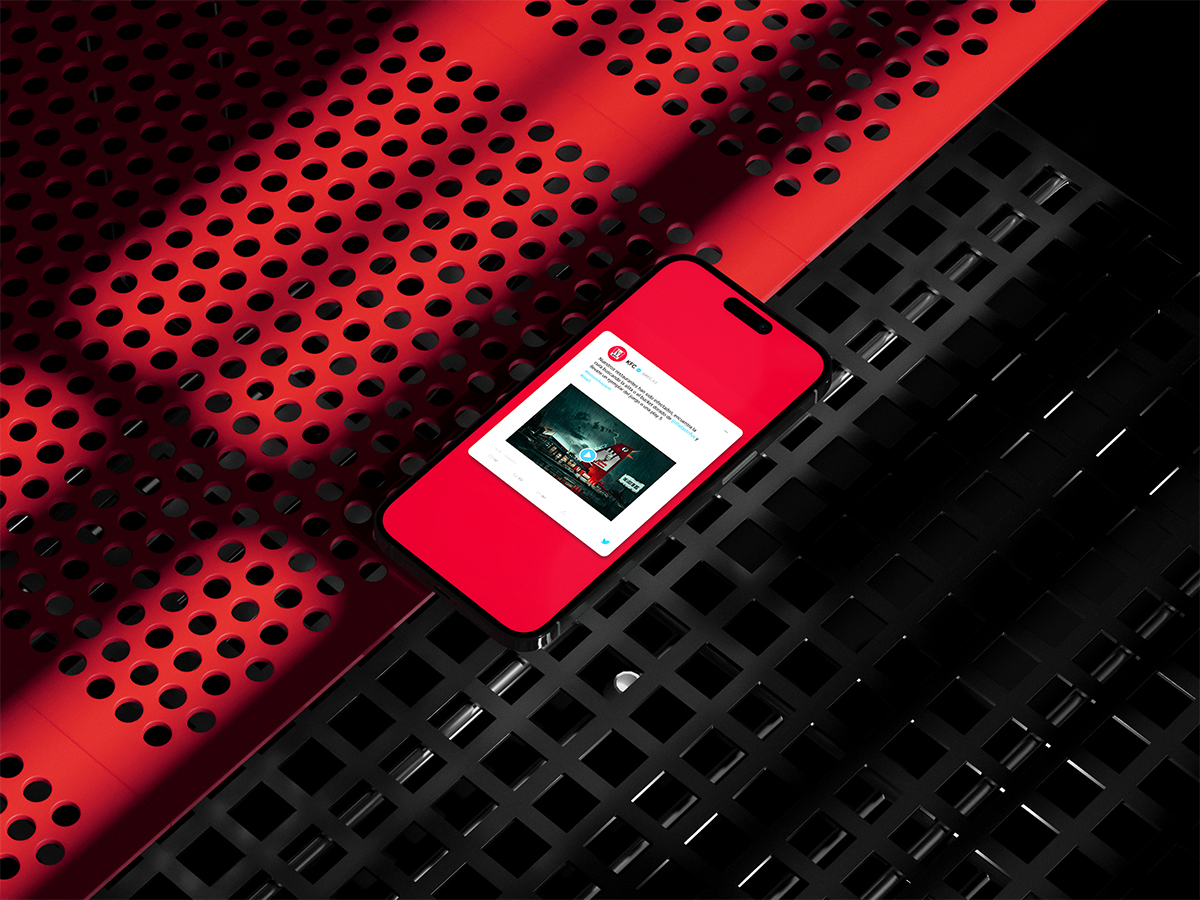 Image of a smartphone displaying a user interface.